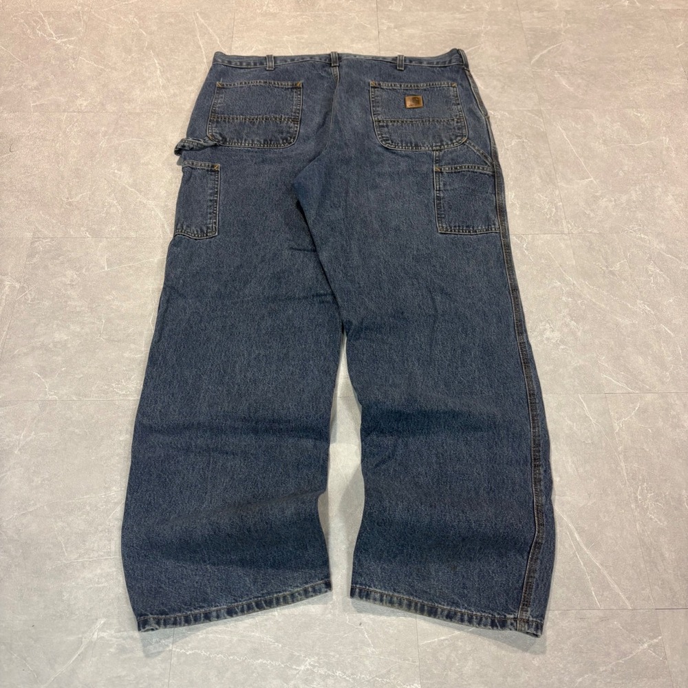 Carhartt Mens B13 DPS Original Dungaree Fit Carpenter Jeans Blue 38x32
